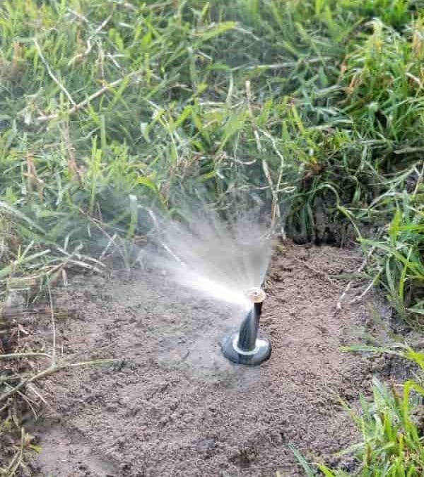 How to install sprinkler properly